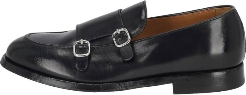 Green George Rustic Nero Dainite Leren Schoenen Black Heren