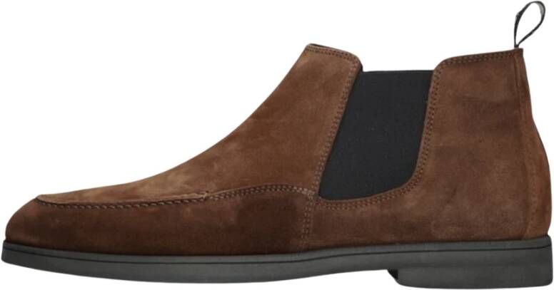 Greve Bruine Chelsea Boots Tufo 1737 Brown Heren