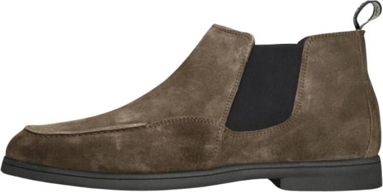 Greve Bruine Chelsea Boots Tufo 1737 Brown Heren