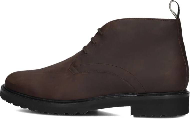 Greve Bruine leren herenschoenen Brown Heren