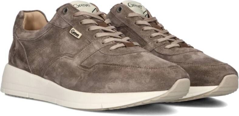 Greve Heren Lage sneakers Walker 2346 Brown Heren