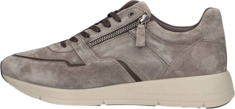 GREVE Lage Sneakers Heren Walker K 3246 Maat: 46 Materiaal: Suède Kleur: Taupe