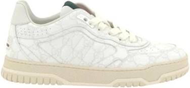 Gucci 1977 Witte Leren Sneakers White Dames