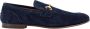 Gucci Blauwe Suède Loafer Schoenen Blue Heren - Thumbnail 1