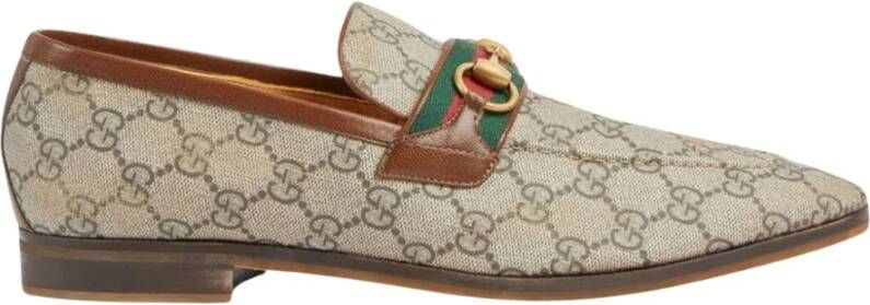 Gucci Bruine Loafer Schoenen Aw20 Brown Heren