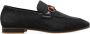 Gucci Denim Loafers met Leren Detail Black Heren - Thumbnail 1