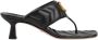 Gucci Double G Zwarte Gewatteerde Leren Sandalen Black Dames - Thumbnail 1