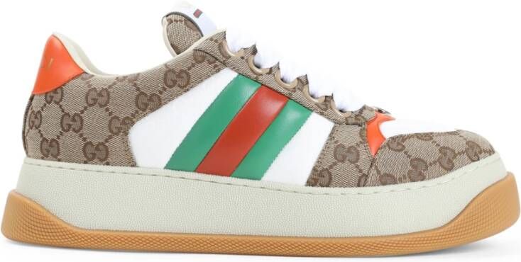 Gucci Dubbele Screener Sneakers Multicolor Heren