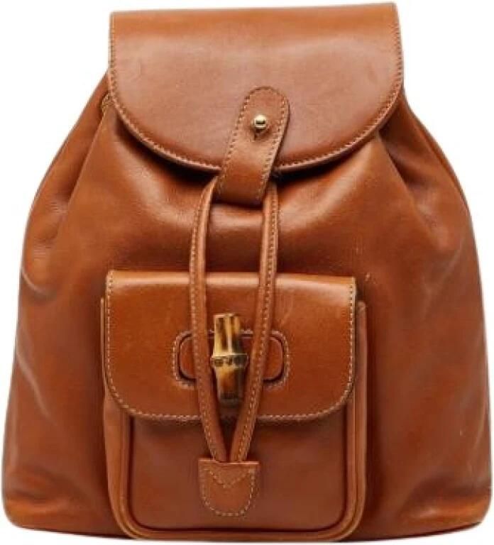 Gucci Vintage Pre-owned Bamboo Rugzak