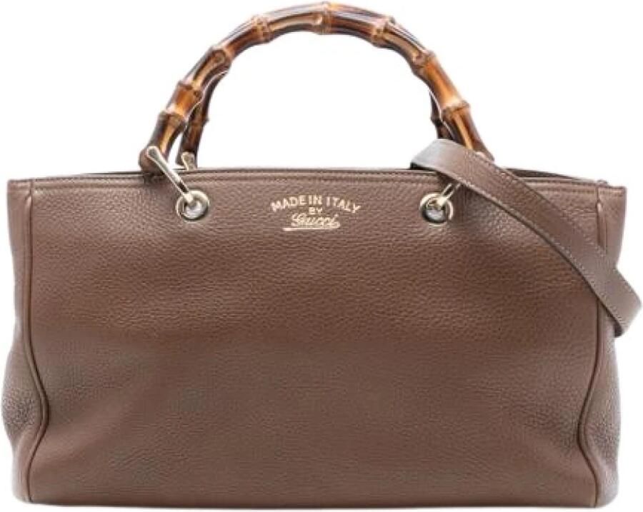 Gucci Vintage Pre-owned Bamboo Shopper Satchel