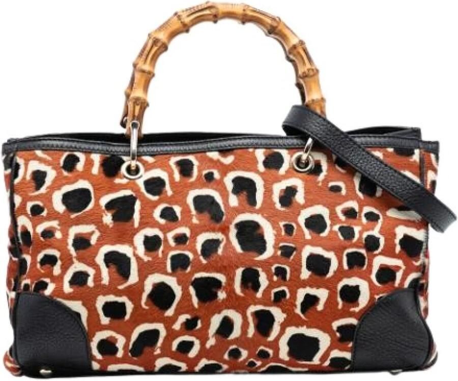 Gucci Vintage Pre-owned Bamboo Shopper Satchel