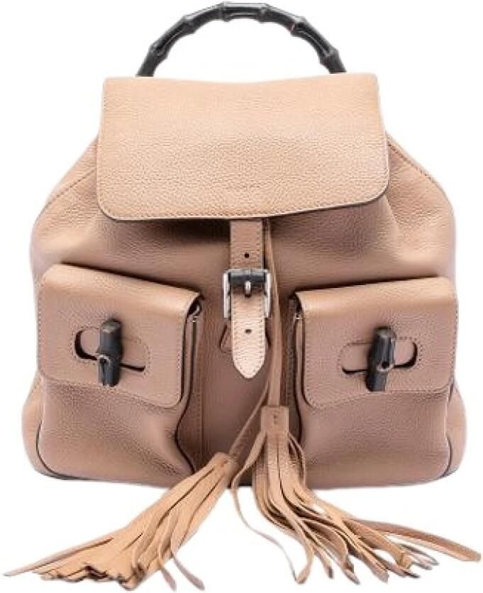 Gucci Vintage Pre-owned Vintage Bamboo Rugzak