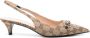 Gucci Handtekening Horsebit Beige Bruin Slingback Hakken Beige Dames - Thumbnail 1