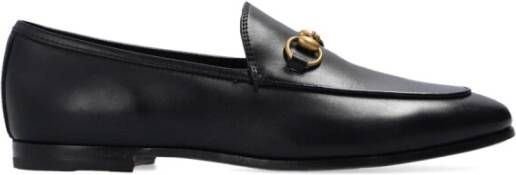 Gucci Jordaan Leren Loafers Black Dames