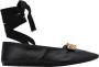 Gucci Klassieke Zwarte Leren Ballerina`s Black Dames - Thumbnail 2