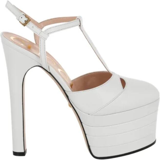 Gucci Leather heels White Dames