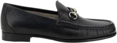 Gucci Loafers met Morsetto-detail in goudtinten Black Dames