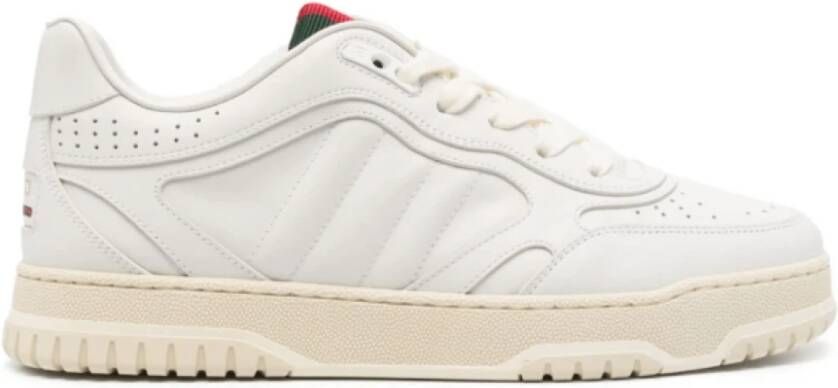 Gucci Multikleur Leren Sneakers Paneelontwerp White Heren