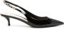 Gucci Nero Patent Leren Slingback Hakken Black Dames - Thumbnail 1