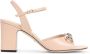 Gucci Roze Leren Horsebit Sandalen Pink Dames - Thumbnail 1