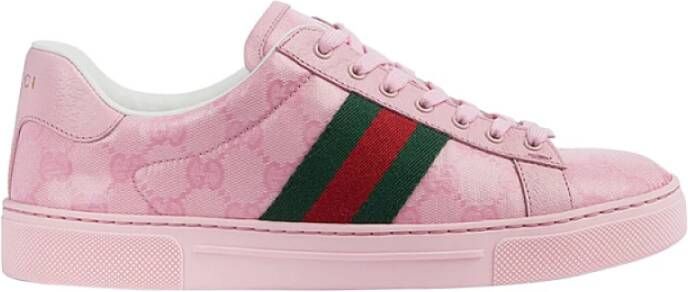 Gucci Roze Sneakers voor Vrouwen Pink Dames