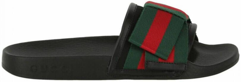 satin gucci slides