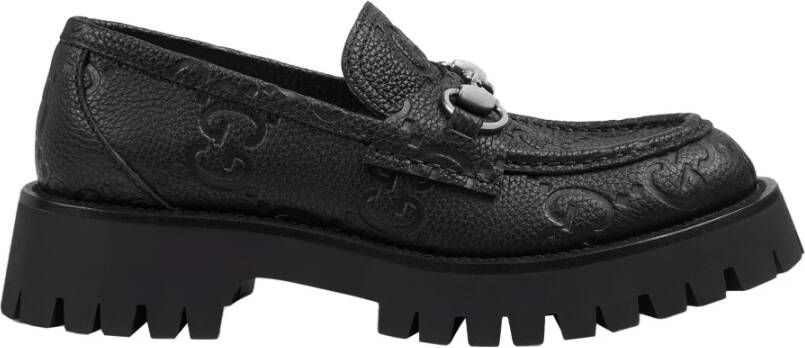 Gucci Stijlvolle Loafers voor Mannen Black Dames