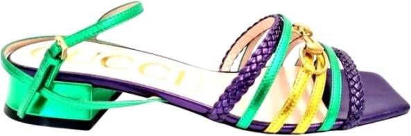 Gucci Stijlvolle Sandalen voor de Zomer Multicolor Dames