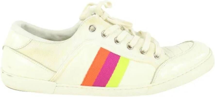 Gucci Vintage Gebruikte vintage stoffen sneakers White Dames