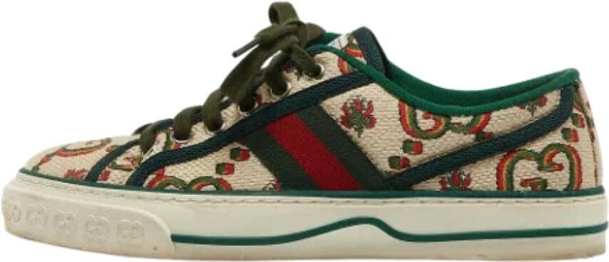 Gucci Vintage Pre-owned Canvas sneakers Multicolor Dames