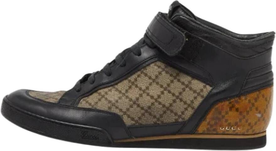 Gucci Vintage Pre-owned Coated canvas sneakers Multicolor Heren