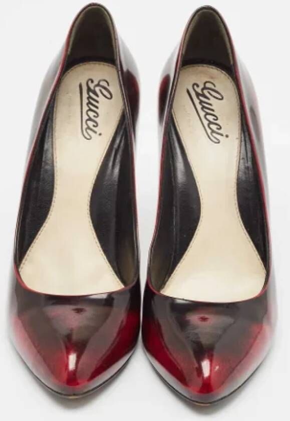 Gucci Vintage Pre-owned Fabric heels Red Dames