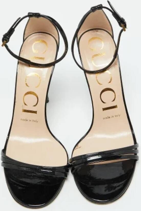 Gucci Vintage Pre-owned Fabric sandals Black Dames