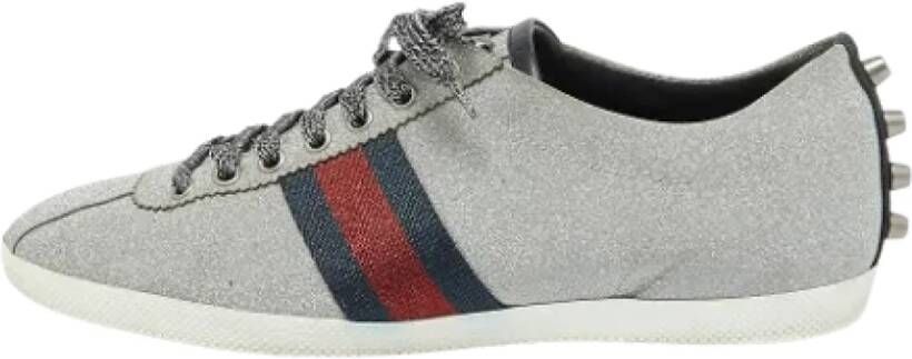 Gucci Vintage Pre-owned Fabric sneakers Gray Heren