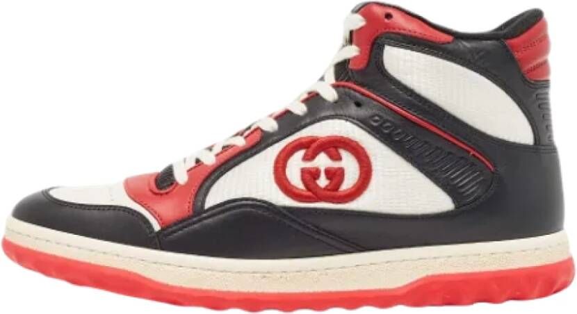 Gucci Vintage Pre-owned Fabric sneakers Red Dames