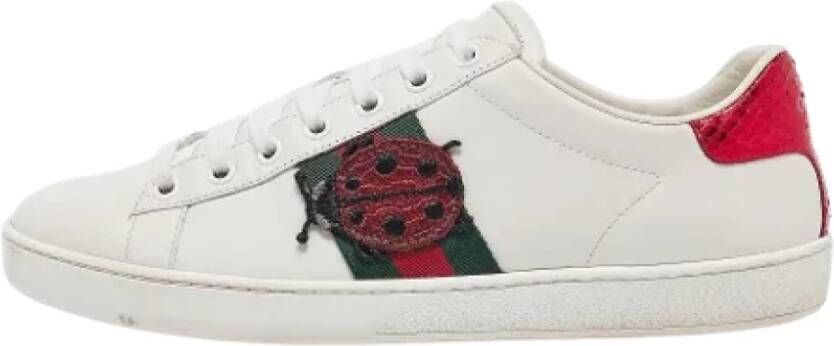 Gucci Vintage Pre-owned Fabric sneakers White Dames