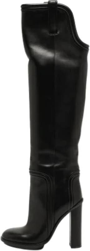 Gucci Vintage Pre-owned Leather boots Black Dames