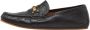 Gucci Vintage Pre-owned Leather flats Black Dames - Thumbnail 1