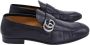 Gucci Vintage Pre-owned Leather flats Black Heren - Thumbnail 1