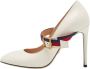 Gucci Vintage Pre-owned Leather heels Beige Dames - Thumbnail 1