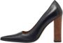 Gucci Vintage Pre-owned Leather heels Black Dames - Thumbnail 1