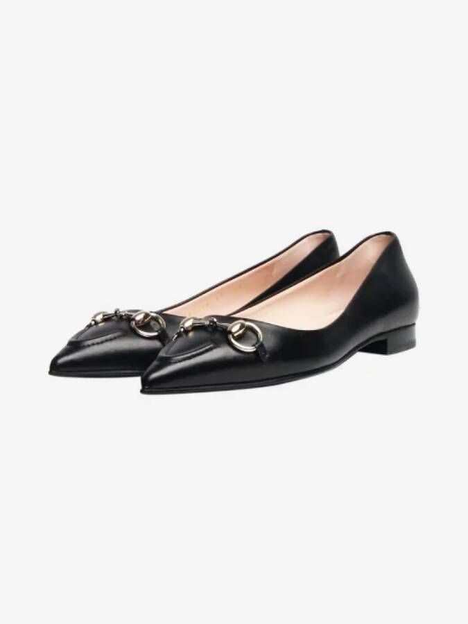 Gucci Vintage Pre-owned Leather heels Black Dames