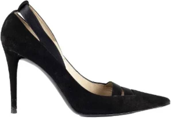 Gucci Vintage Pre-owned Leather heels Black Dames