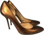 Gucci Vintage Pre-owned Leather heels Brown Dames - Thumbnail 1