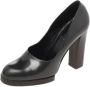 Gucci Vintage Pre-owned Leather heels Gray Dames - Thumbnail 1