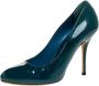 Gucci Vintage Pre-owned Leather heels Green Dames - Thumbnail 1