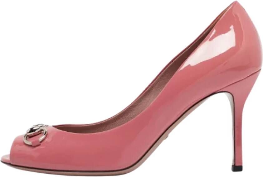 Gucci Vintage Pre-owned Leather heels Pink Dames