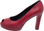Gucci Vintage Pre-owned Leather heels Red Dames - Thumbnail 1