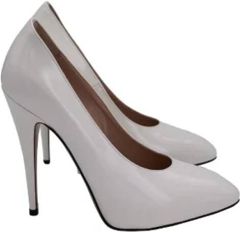 Gucci Vintage Pre-owned Leather heels White Dames