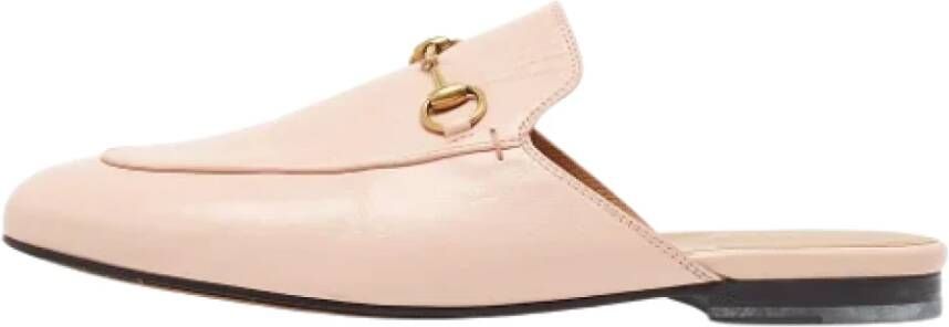 Gucci Vintage Pre-owned Leather mules Pink Dames